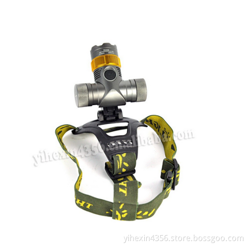Multifunction 1000LM Long Range Cree XML T6 LED Fishing Headlamp(1*18650/3AAA)